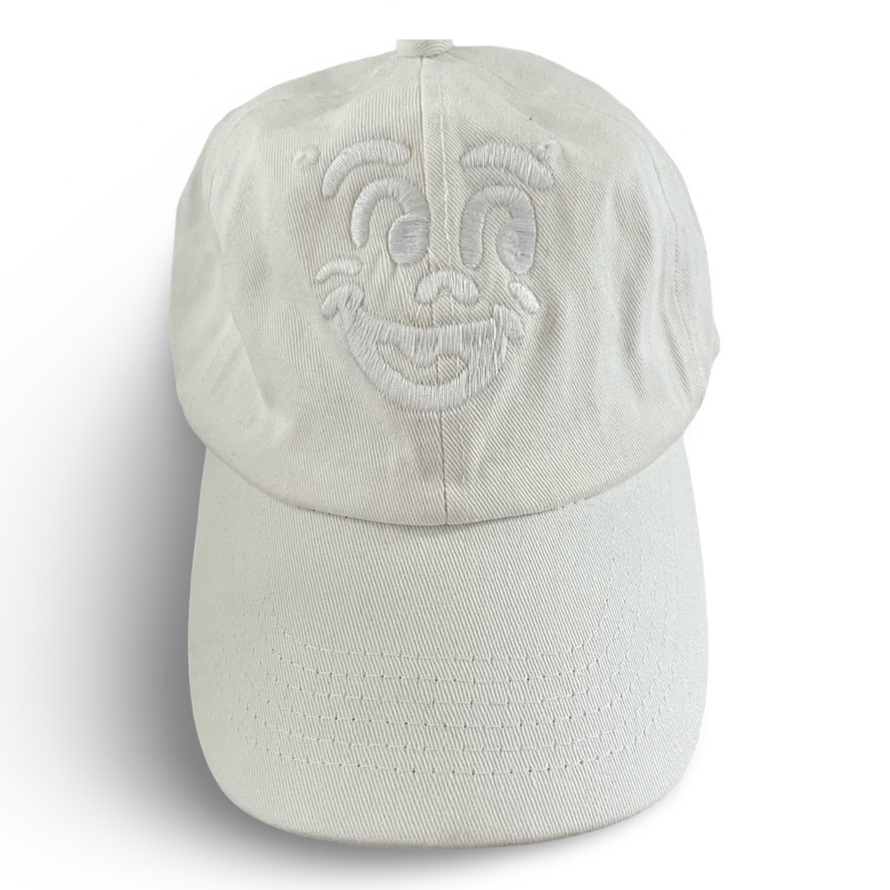 MR BIANCO BURGER Baseball Hat Cap White Adjustable One Size Fits Designer Preppy